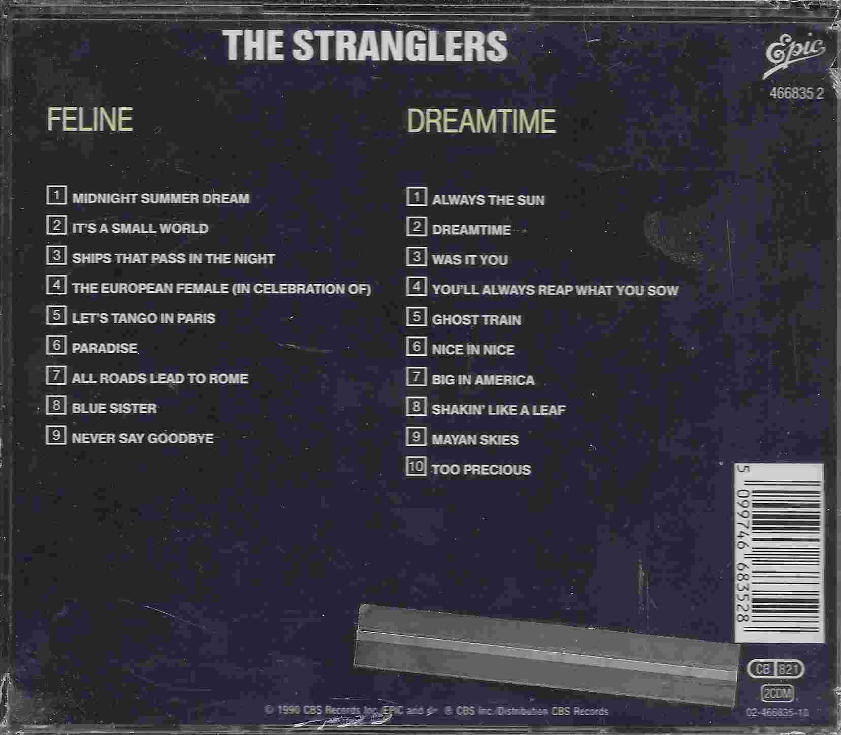 Picture of 466835 2 Feline / Dreamtime by artist The Stranglers  from The Stranglers